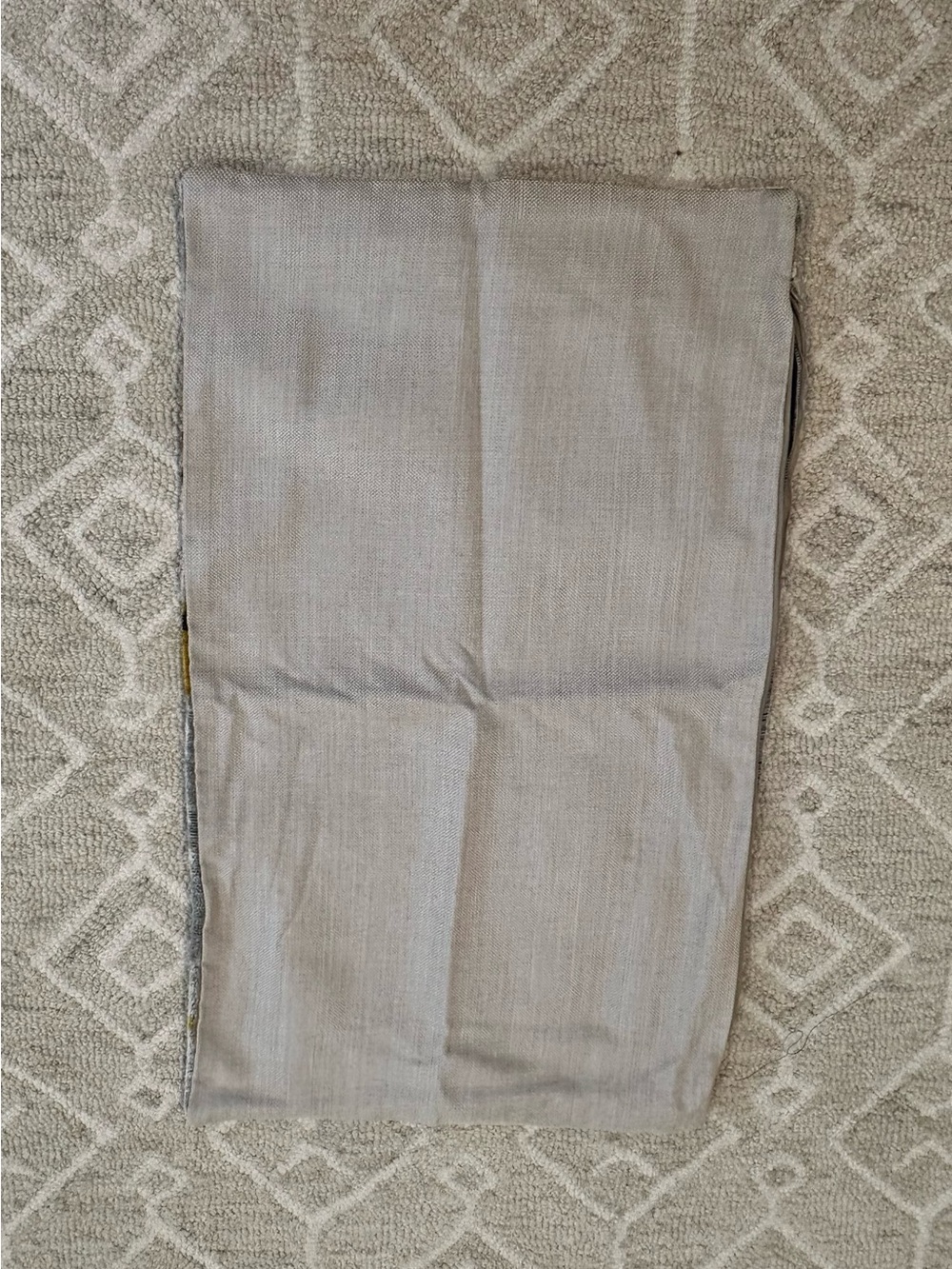 Ikat velvet duel tiger pillow cover. - Picture 4 of 4